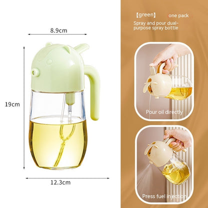2-in-1 Oil Spray Bottle for Healthy Cooking