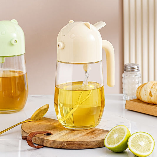 2-in-1 Oil Spray Bottle for Healthy Cooking