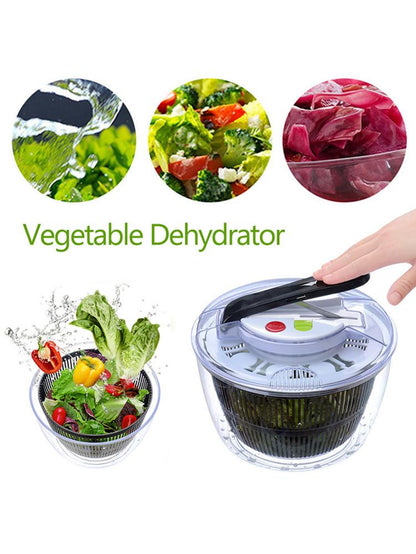 Salad Spinner Vegetable Dryer – Multi-Function Fruit & Vegetable Washer Basket