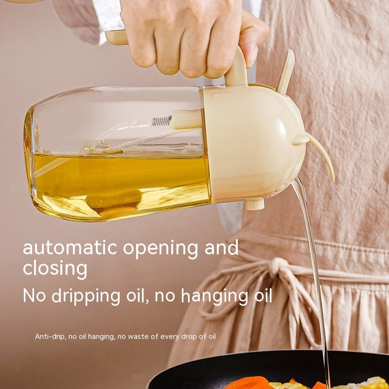 2-in-1 Oil Spray Bottle for Healthy Cooking