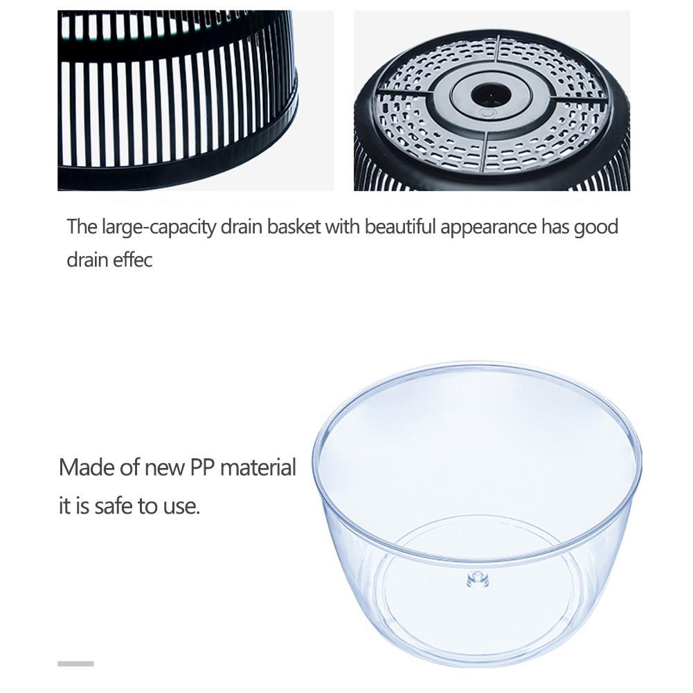 Salad Spinner Vegetable Dryer – Multi-Function Fruit & Vegetable Washer Basket