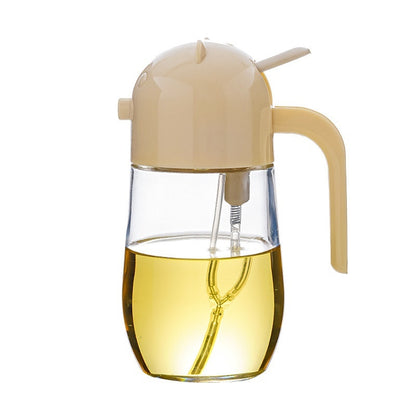 2-in-1 Oil Spray Bottle for Healthy Cooking