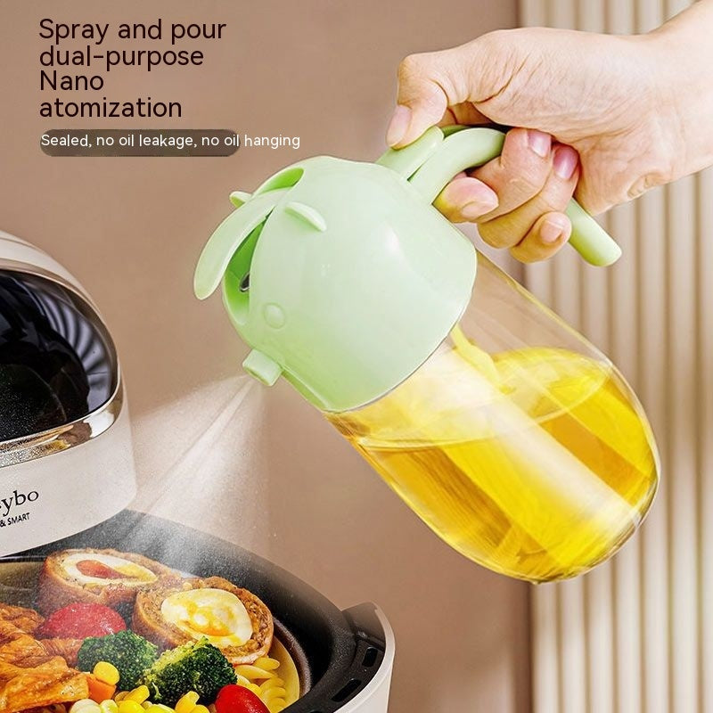 2-in-1 Oil Spray Bottle for Healthy Cooking